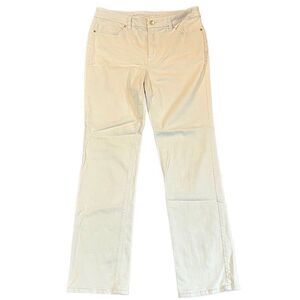 Chico’s So Lifting Straight Leg Stretch Cream Pants .5, 6